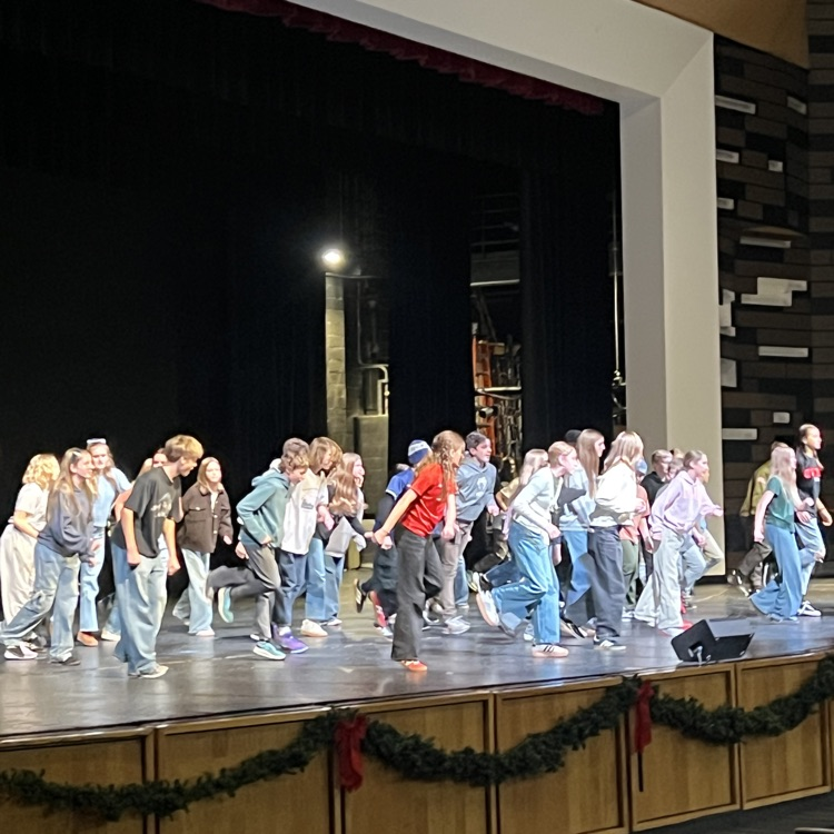 Rehearsal on WX stage  