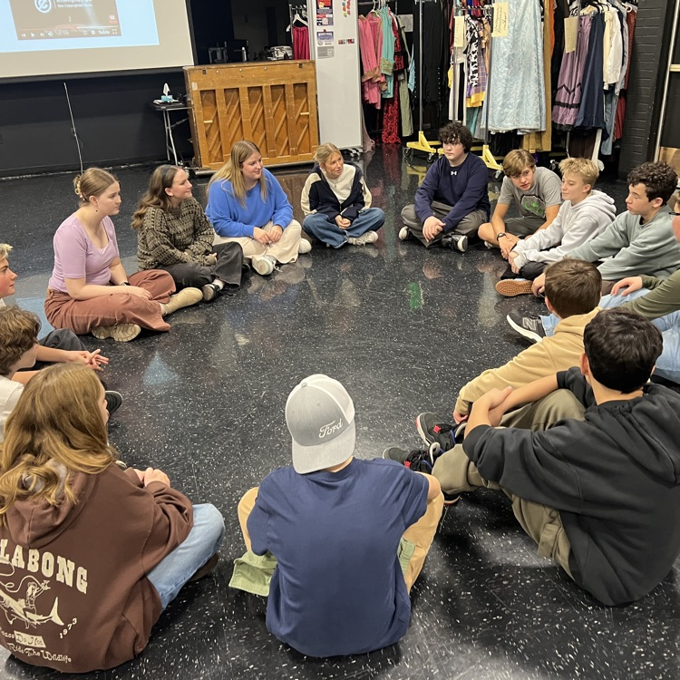 SDJH students learning from WX students. 