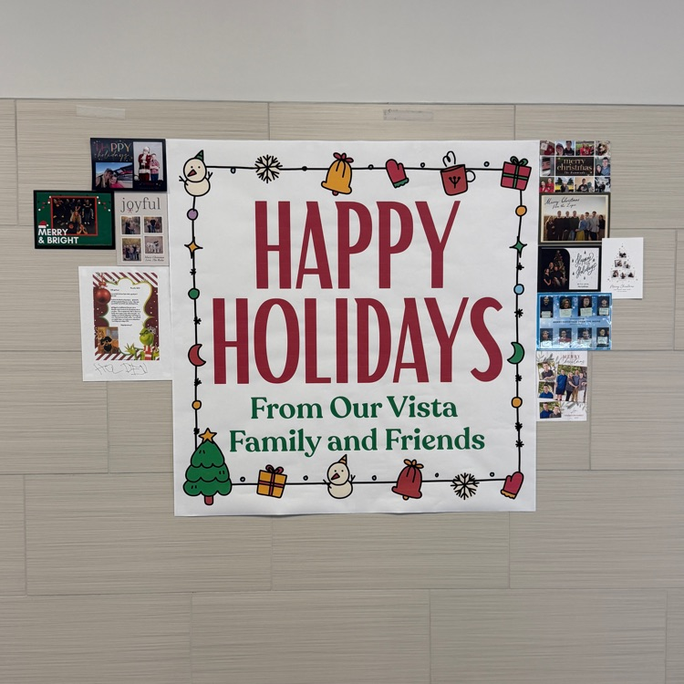 Don’t forget to bring your family Christmas cards so we can post them on our wall.