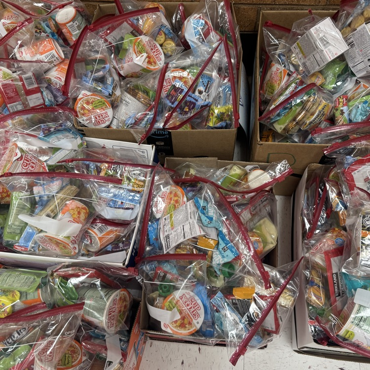 Assembled food packs  