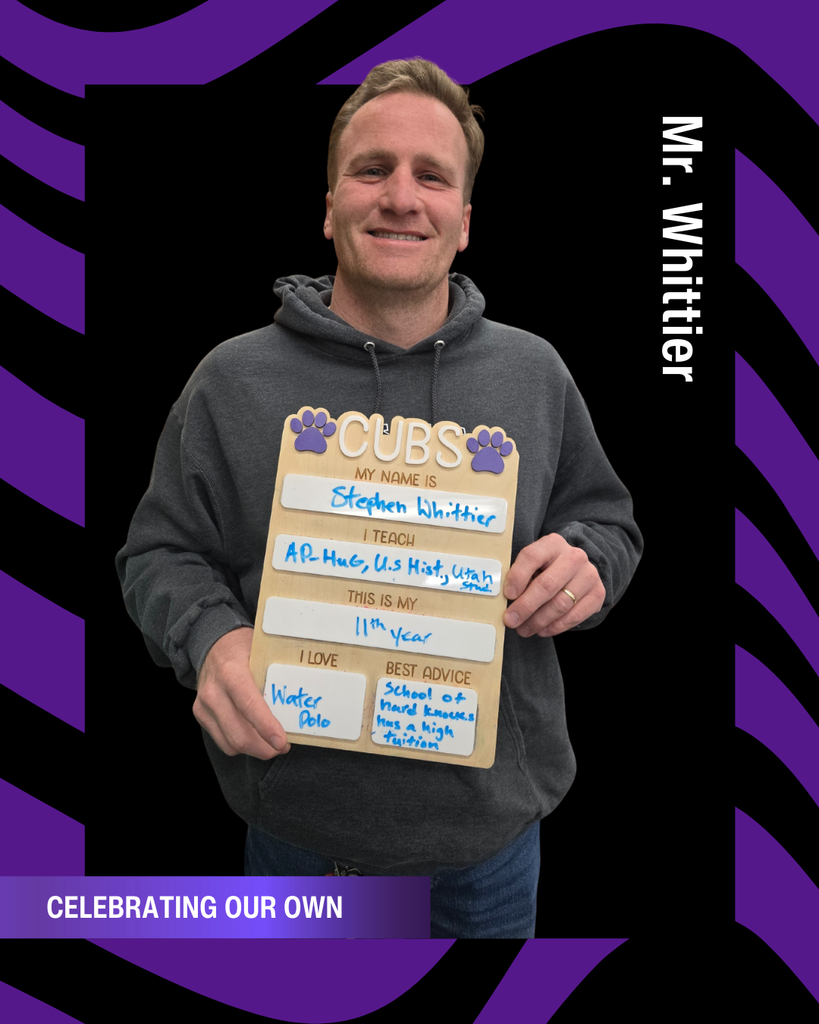 Spotlight photo, Mr. Whittier