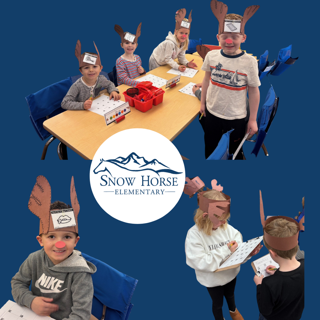 Images of students in reindeer games