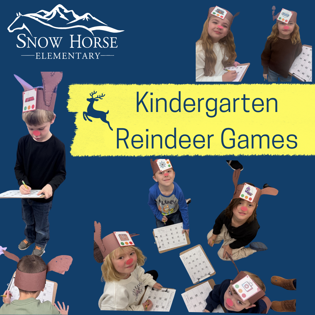 Images of students in reindeer games