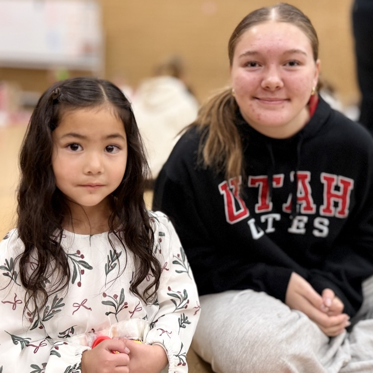 Students with their Christmas surprises!