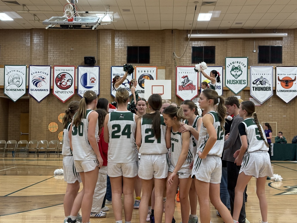 Girls basketball team introductions. 