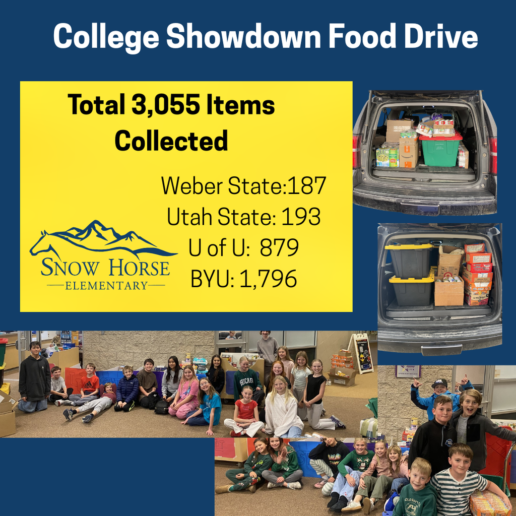 List of results fron Food Drive 