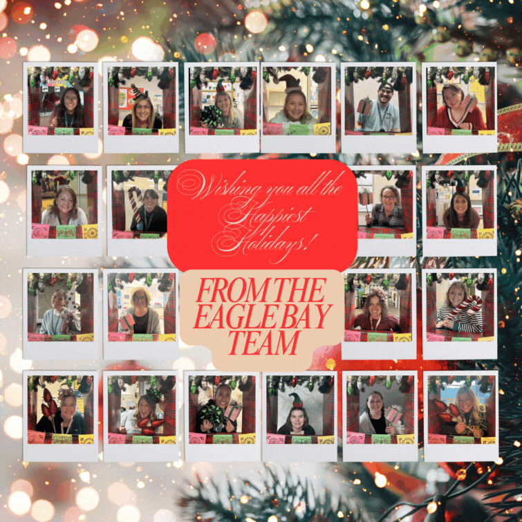Wishing you all the Happiest Holidays! From the Eagle Bay Team