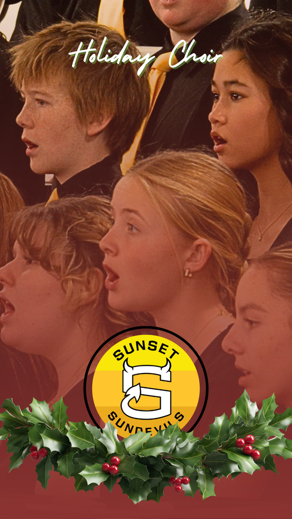 Sunset Holiday Choir sing holiday songs