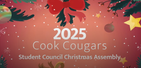 2025 Cook Cougars Student Council Christmas Assembly