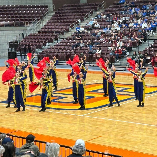 lancelles doing their show performance dressed as matadors