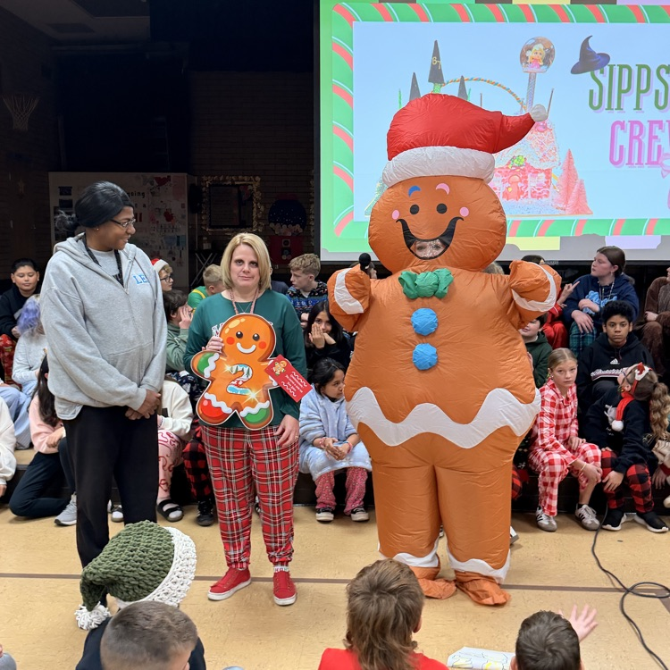 Second place winners and gingerbread man!