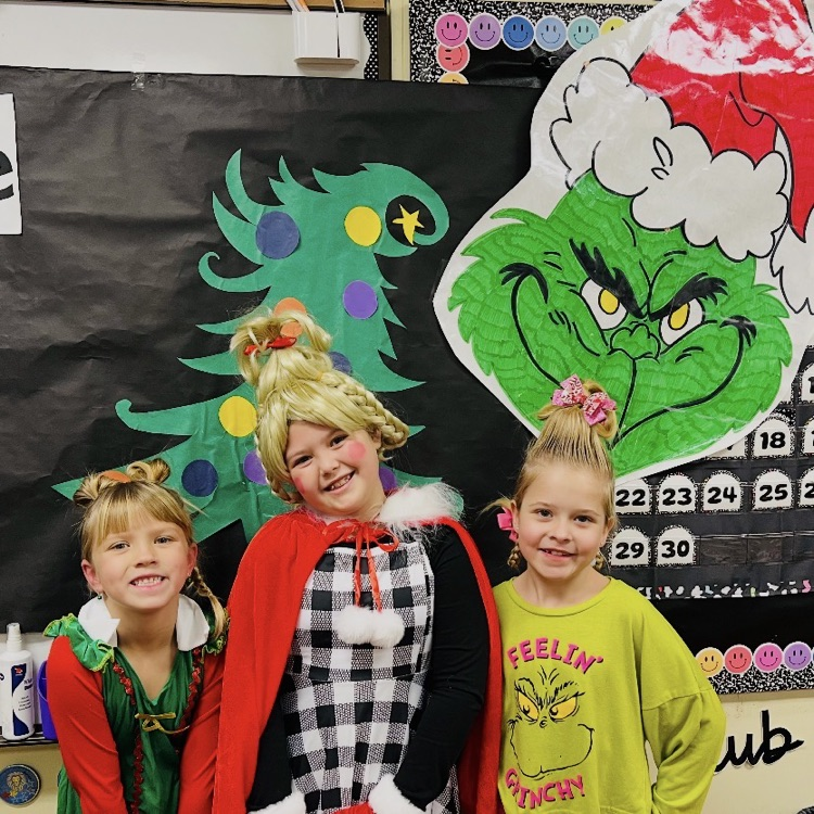 2nd graders after performing a readers theater