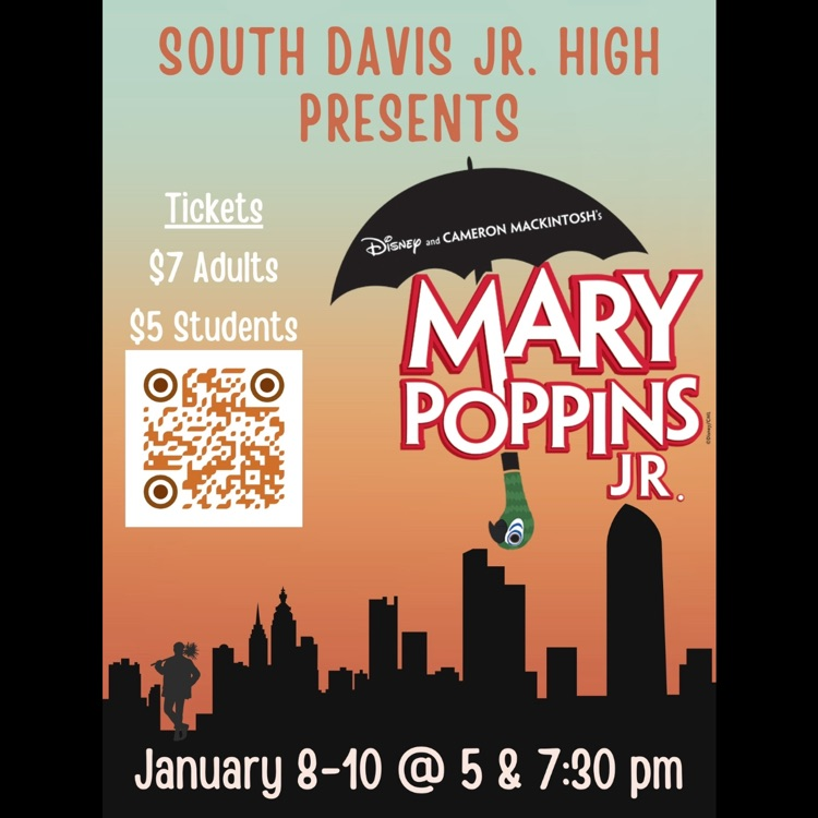 Mary Poppins ticket flyer