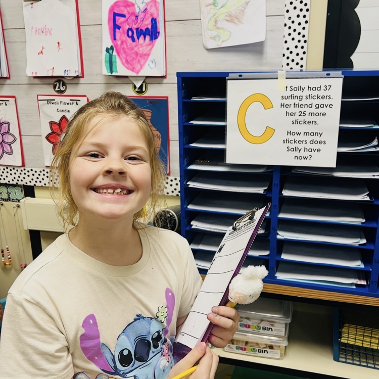 students solving math problems during an activity