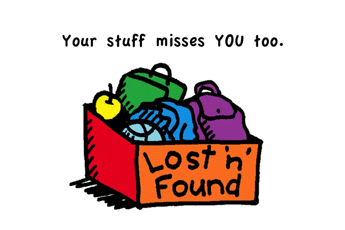 Your stuff misses you, too.