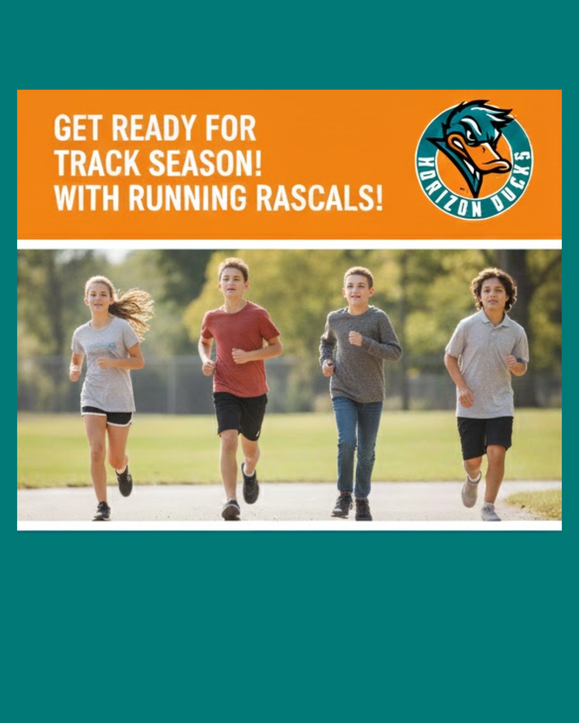 Get ready for track season! With running rascals!