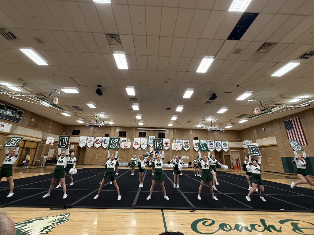 Cheer performing their Show routine -2 