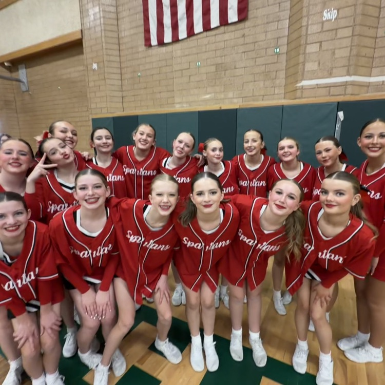 cheer team group picture