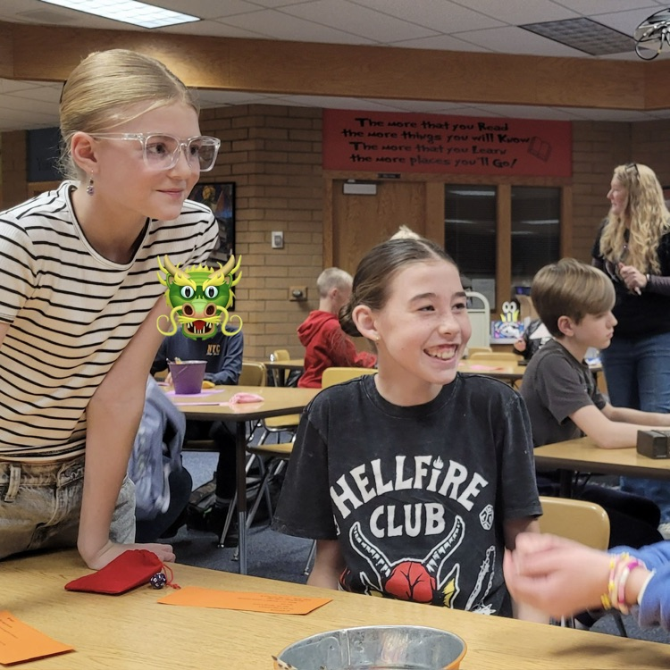 Students during D&D Club! 