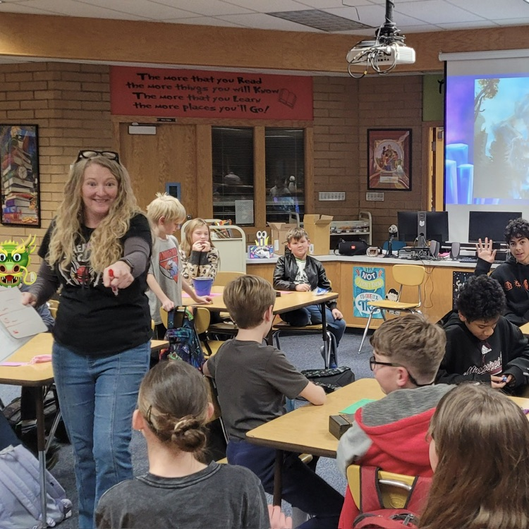 Students during D&D Club! 