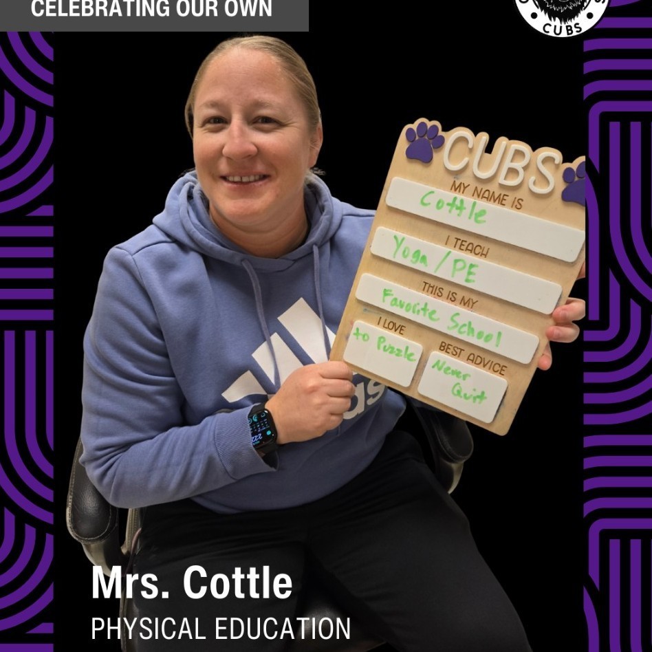 Spotlight photo, Mrs. Cottle