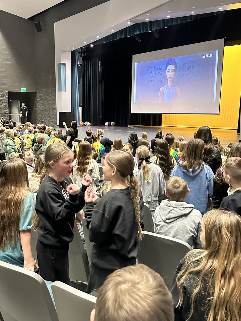 two girls singing to each other