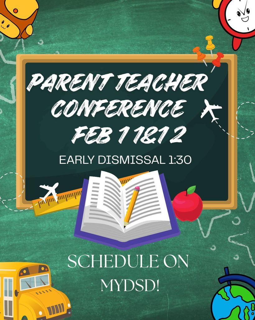 chalkboard Parent teacher conference Feb 11&12