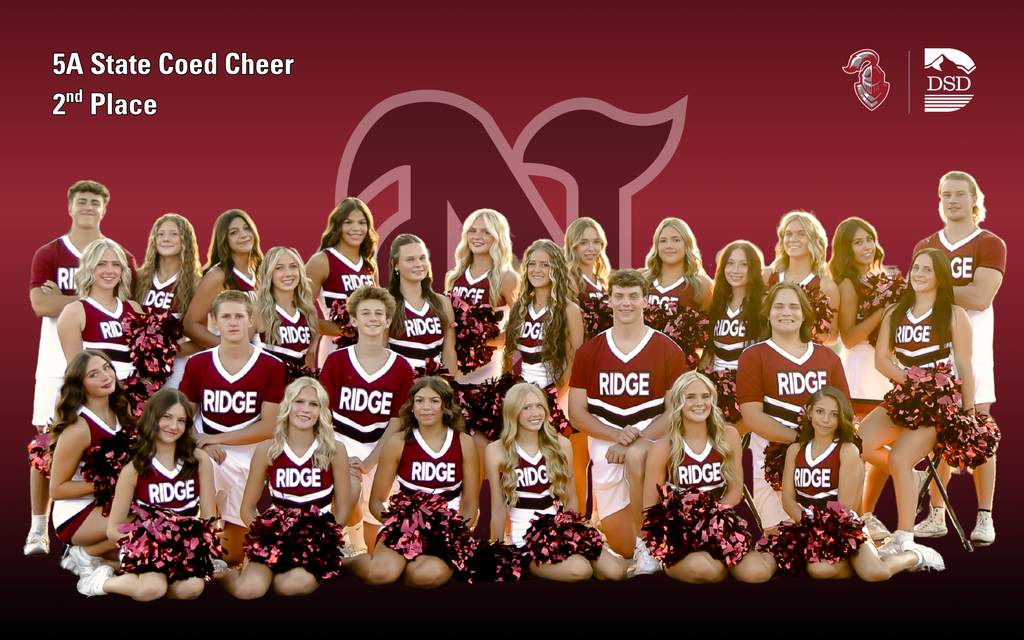 5A State Coed Cheer 2nd Place Northridge High School in Davis School District. 