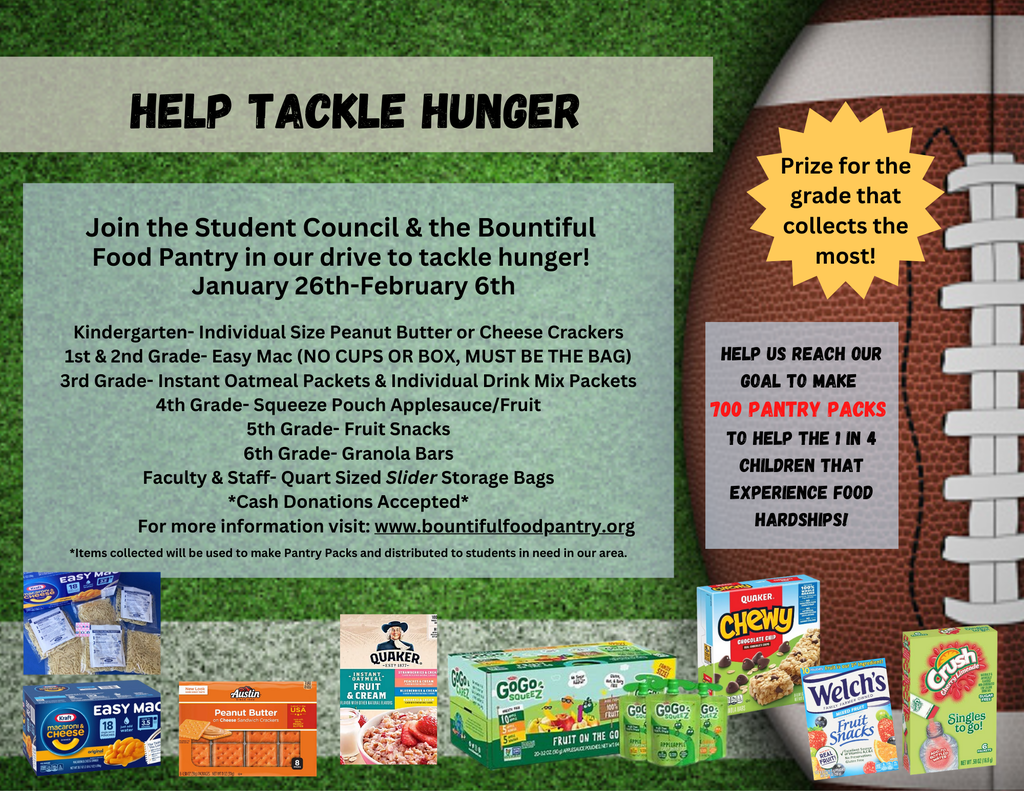 Help Tackle Hunger Food Drive