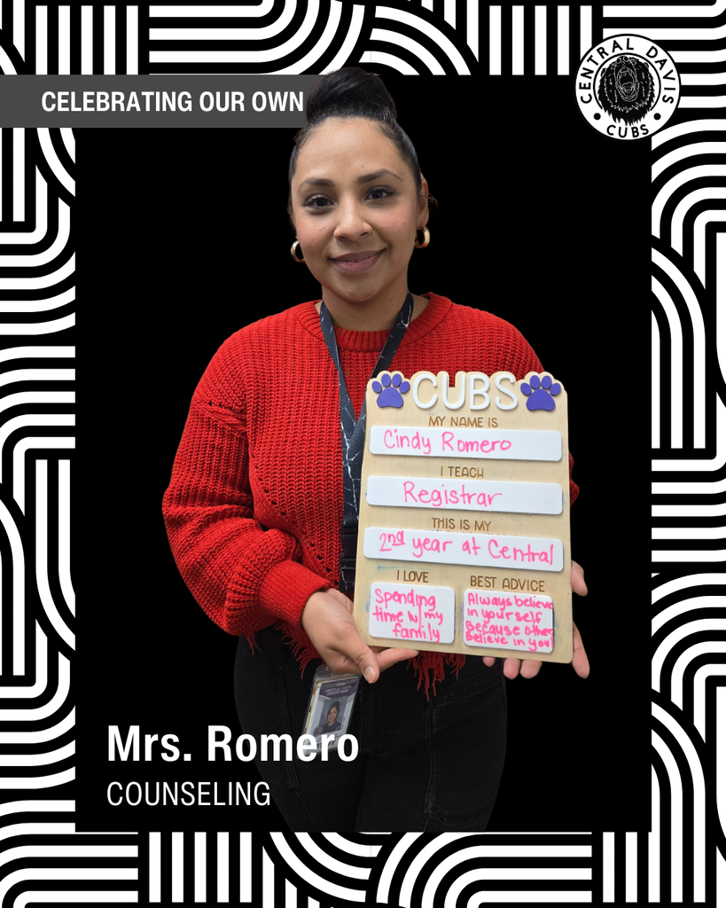 Spotlight photo, Mrs. Romero