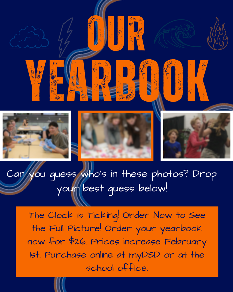 Yearbooks are on sale. In February the price for this increases so buy them now!