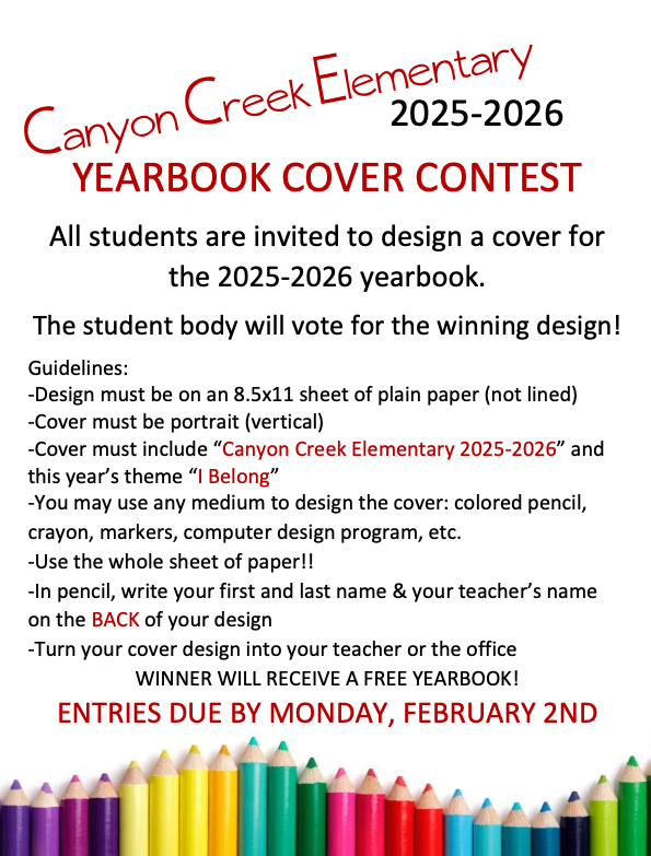 Yearbook cover contest