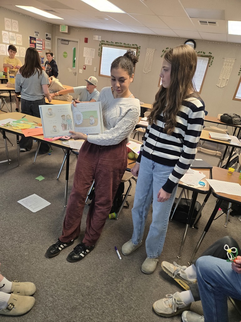 Consumer Science received a grant and the students were able to create pre-school lesson plans.