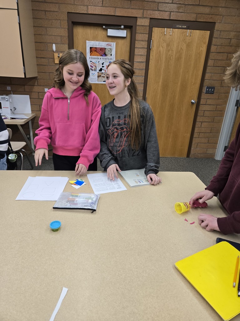 Consumer Science received a grant and the students were able to create pre-school lesson plans.