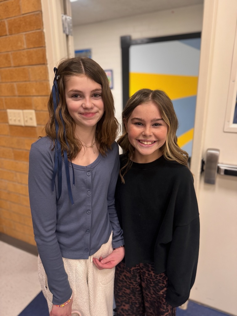 Two smiling students