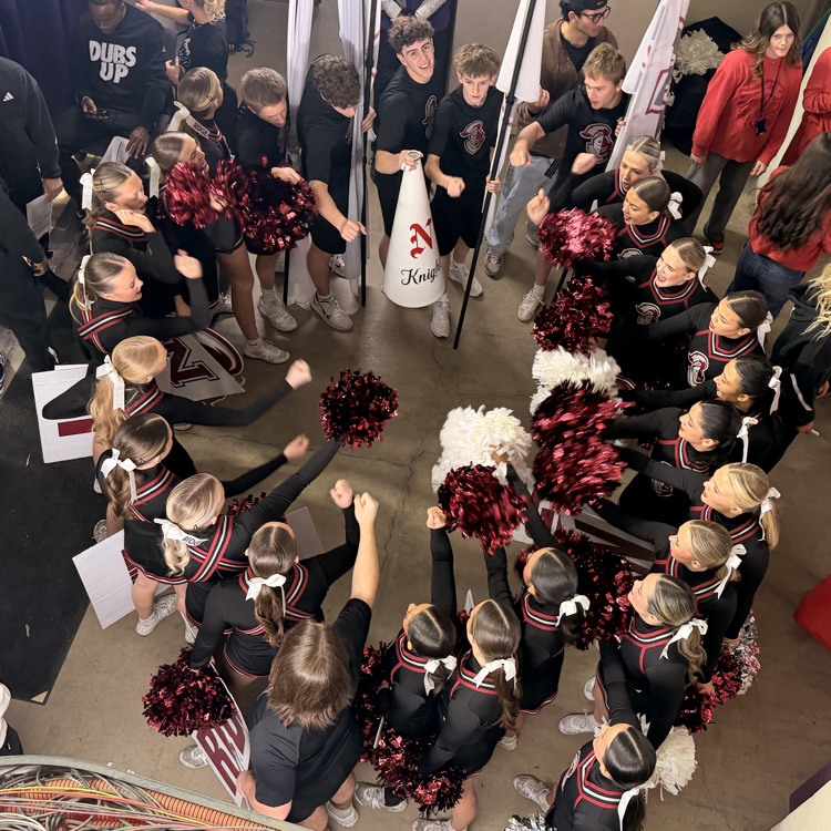 Knights getting ready to perform