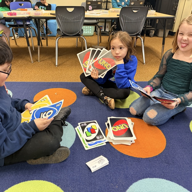 students playing a game during Fun Friday