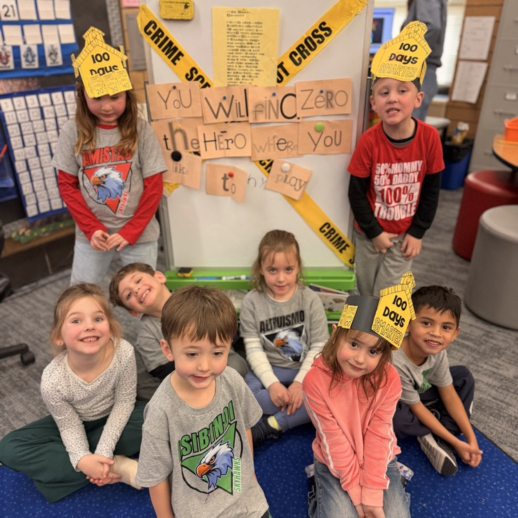 Students on their hunt for the missing zero!