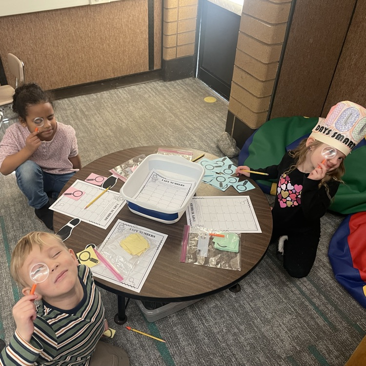 Students on their hunt for the missing zero!