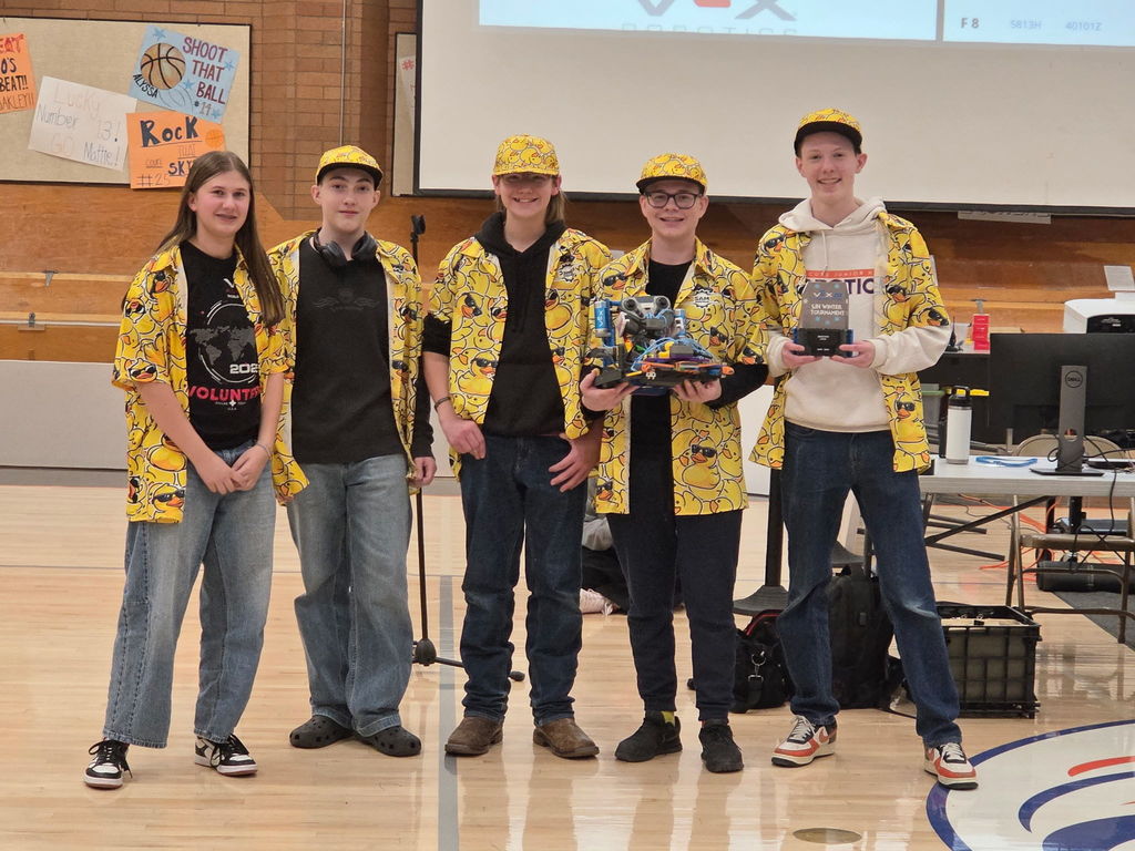 Robotics Students win an award