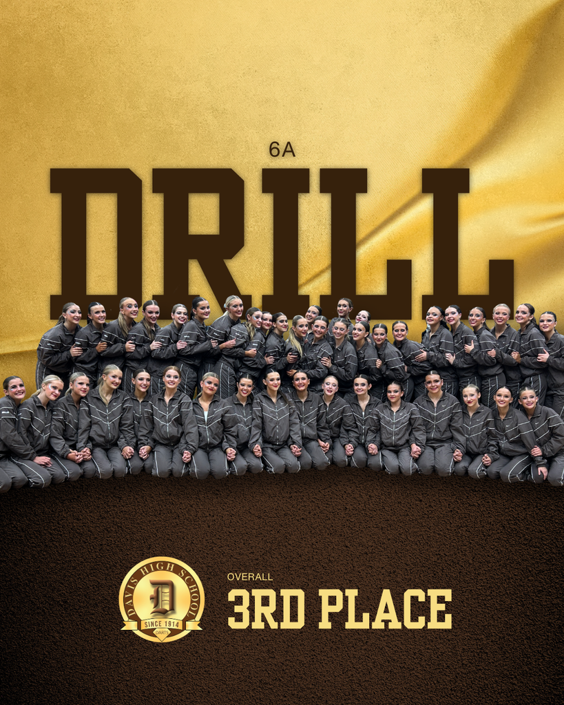 Overall 3rd Place 6A Drill Davis High School D'Ettes