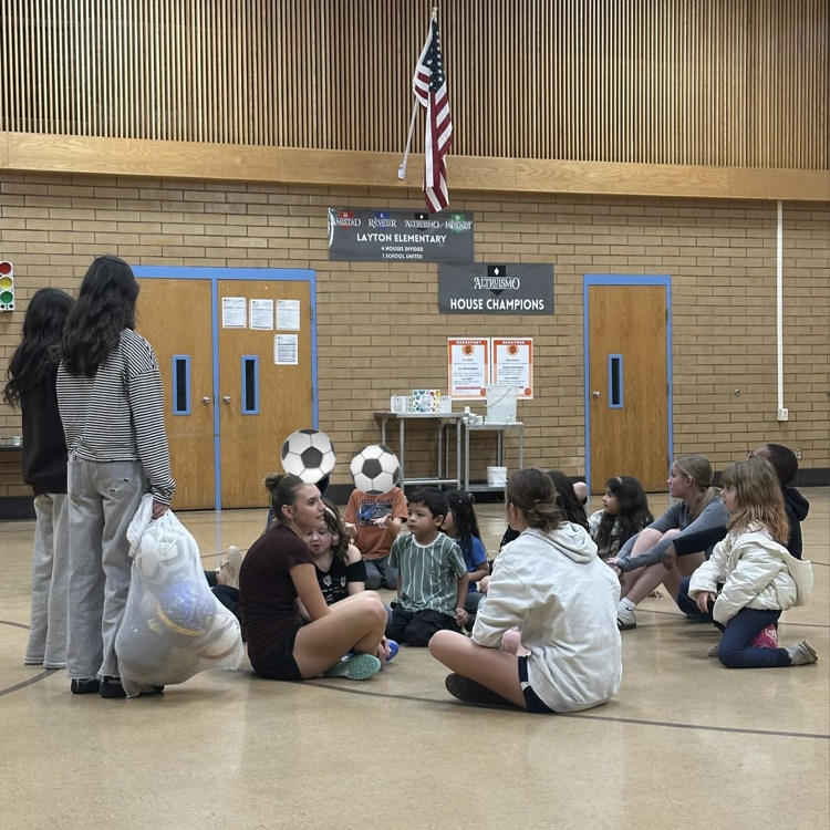 After school program, learning soccer skills! 