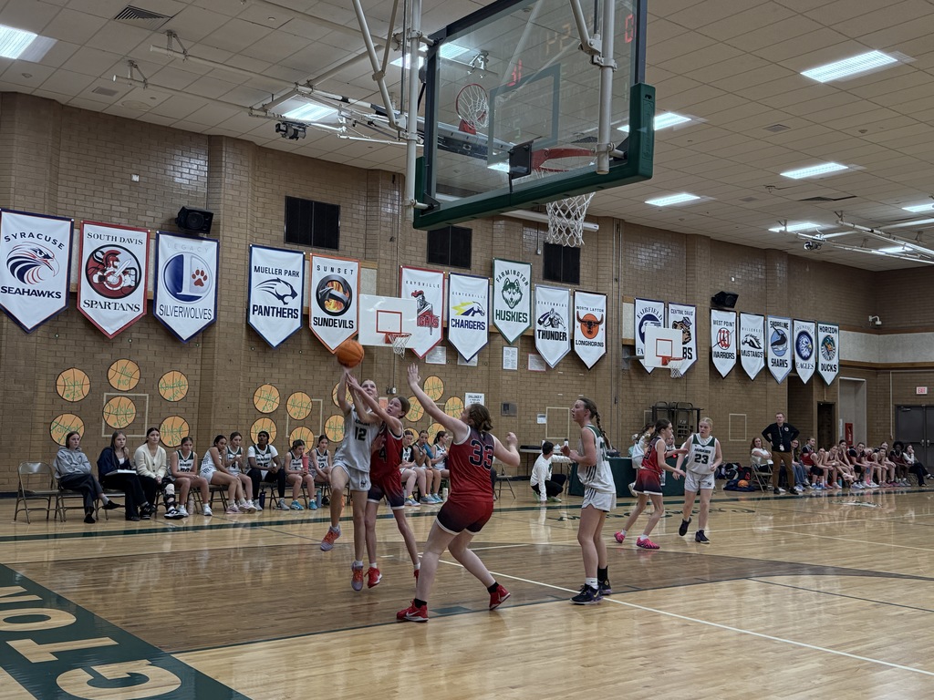 Another student making a layup.