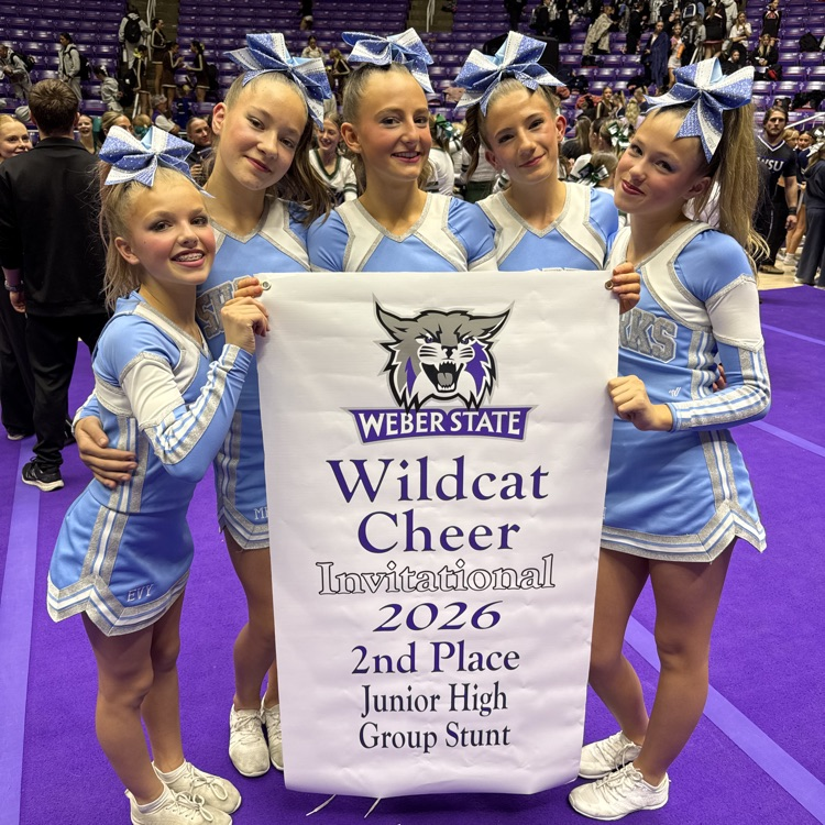 Second place wildcat invitational groups stunt!