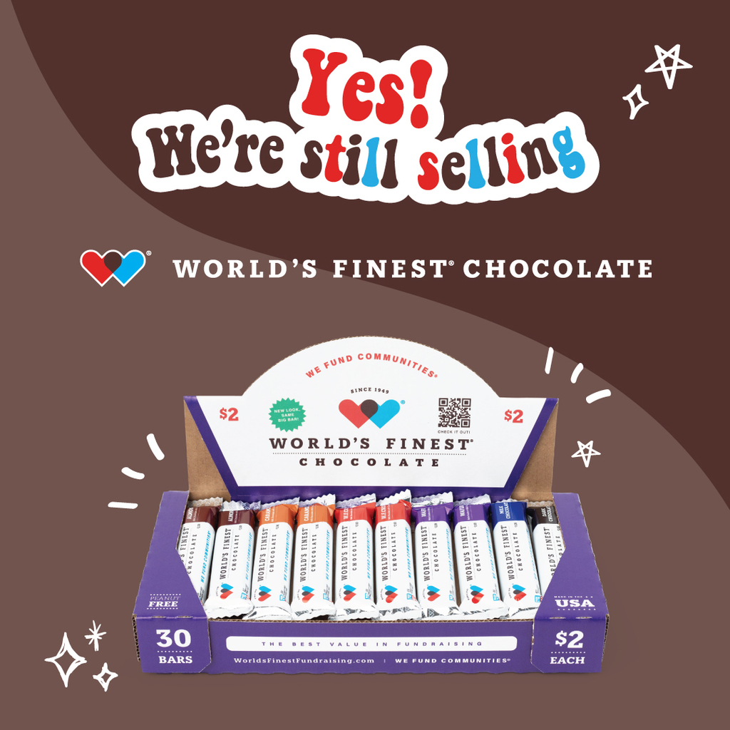 Yes we are still selling World's Finest Chocolates
