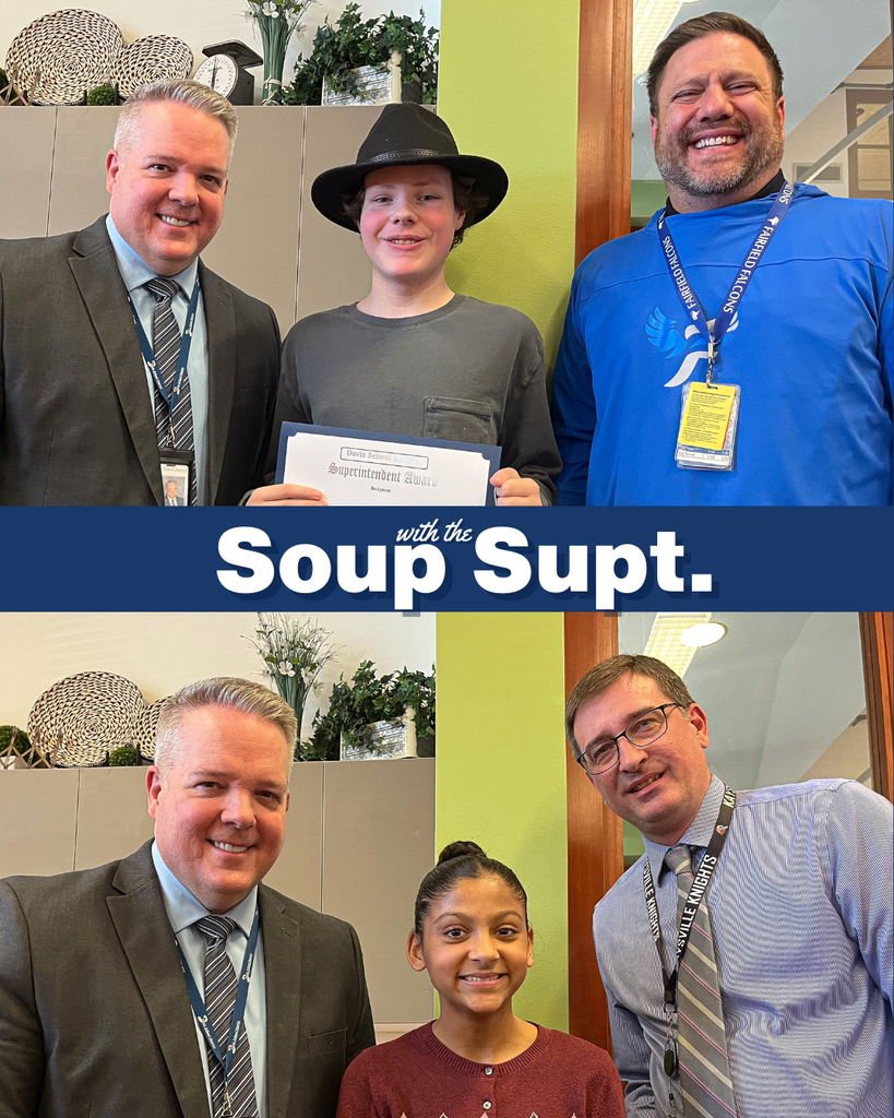 Students smiling with their principal and Dr. Linford, Davis School District Superintendent. 