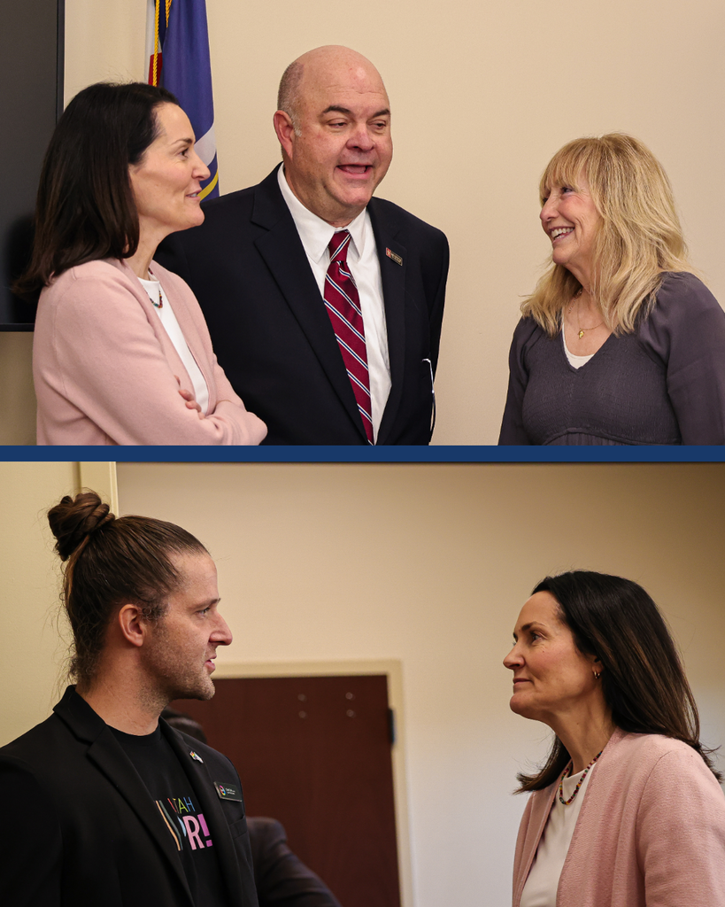 Davis School District Board of Education and Superintendency meet with constituents on Capitol Hill. 