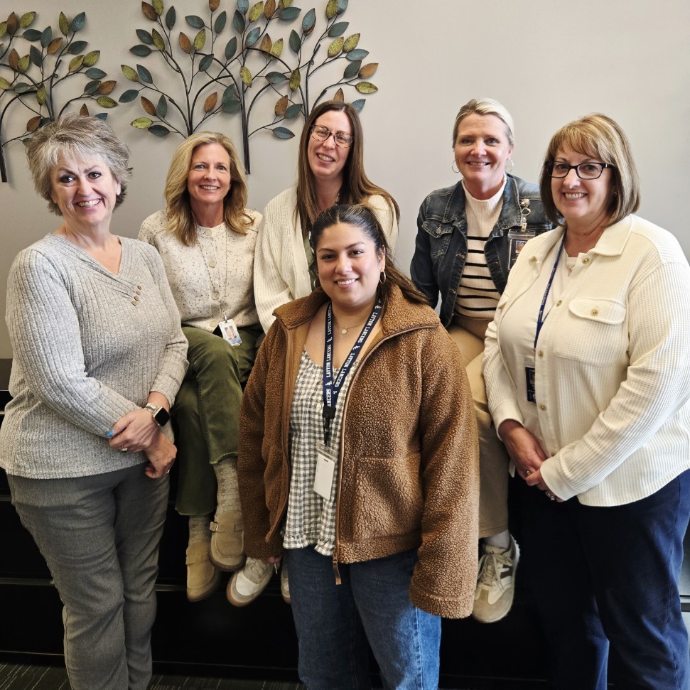 Layton high school counselors posing for a picture