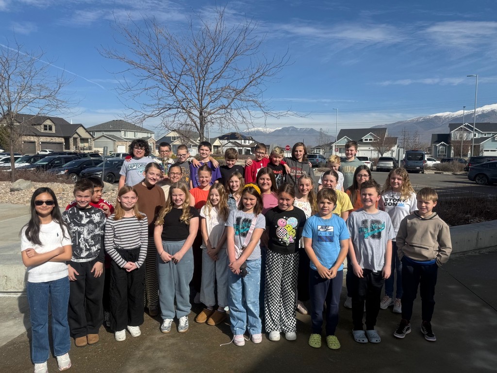 students pictured outside