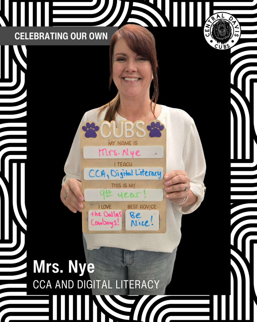 Spotlight photo, Mrs. Nye